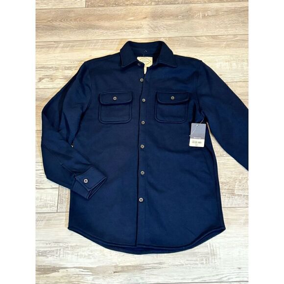 St. John’s Bay navy jacket shirt size S - Picture 2 of 11